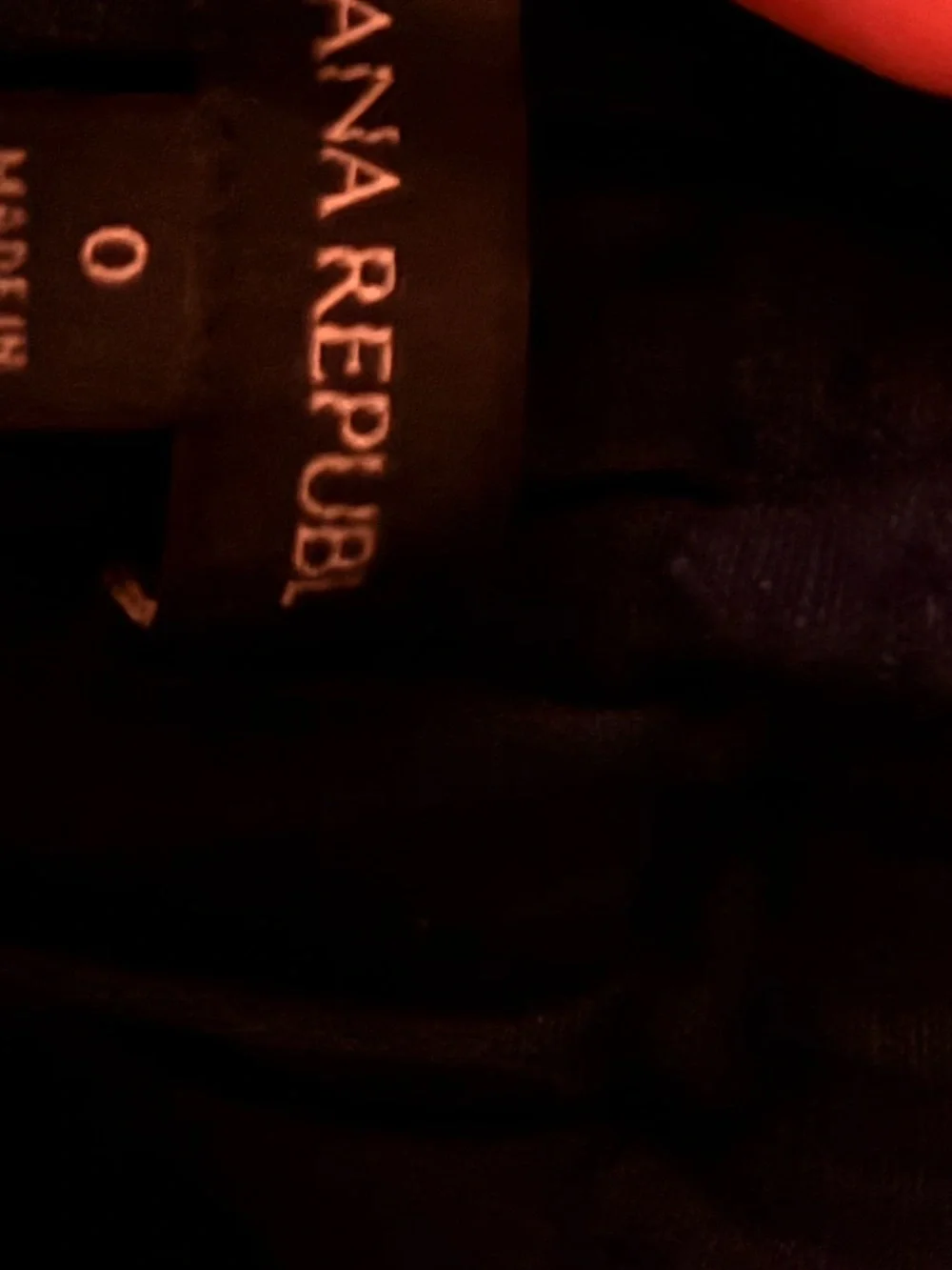 Banana Republic Navy Linen Blend Paper Bag Pants